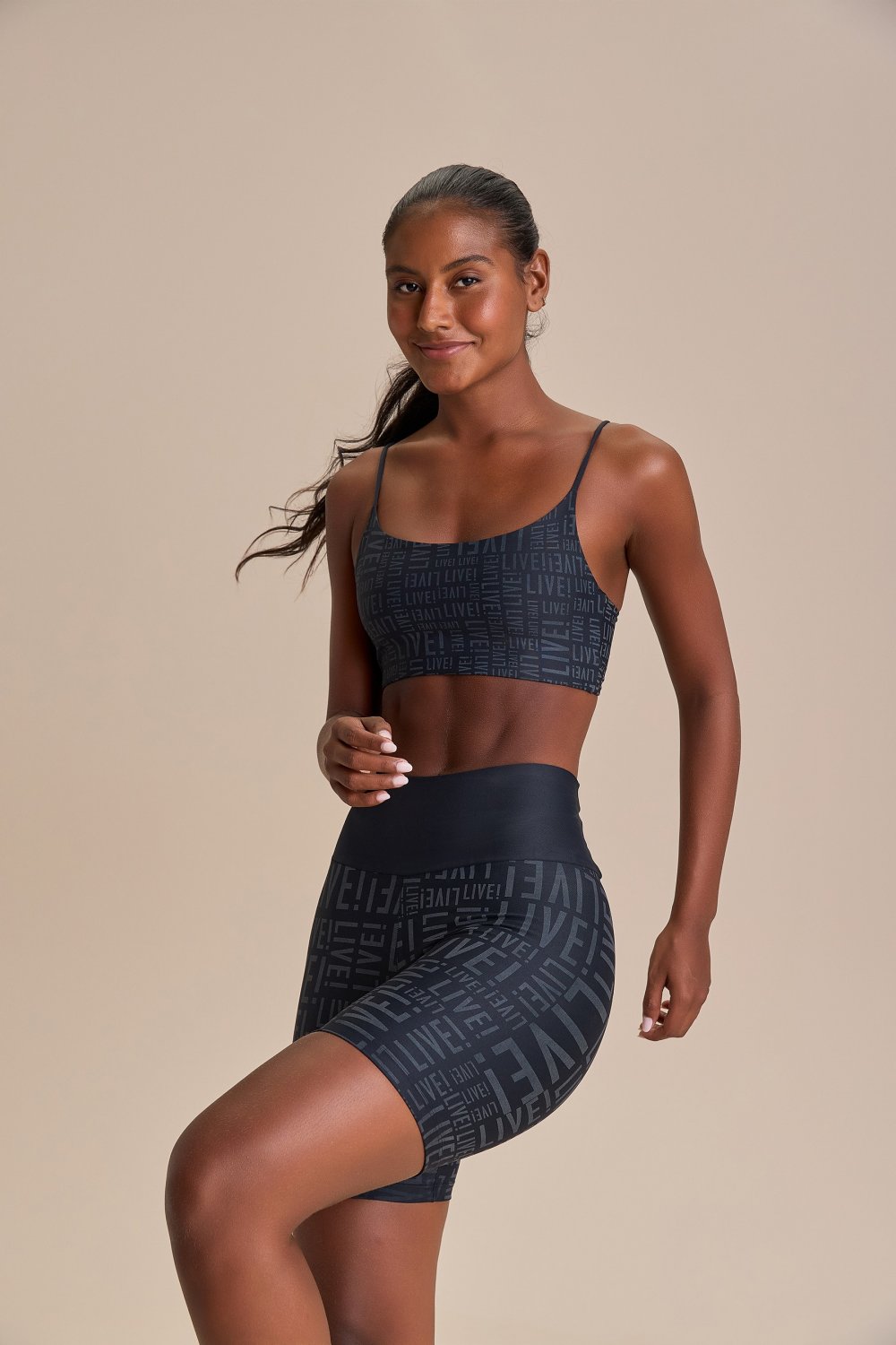 Top Curve Live Cor:Preto;Tamanho:M