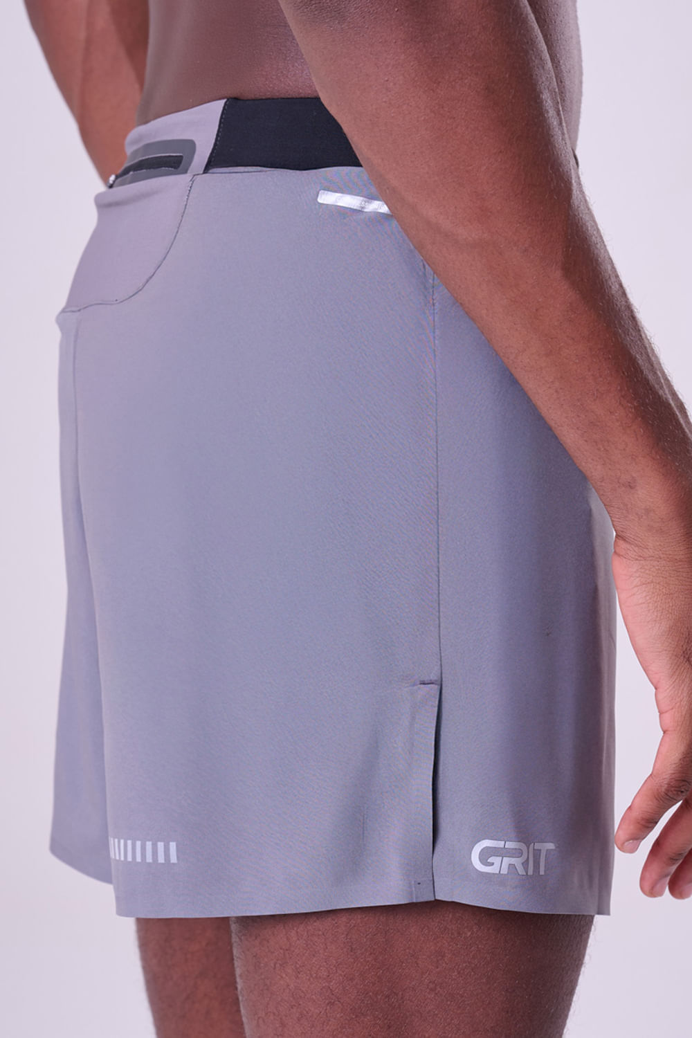 Short Com Bermuda Grit Bossa 3 Bolsos 5" Masc Color Cor:Cinza;Tamanho:P 6