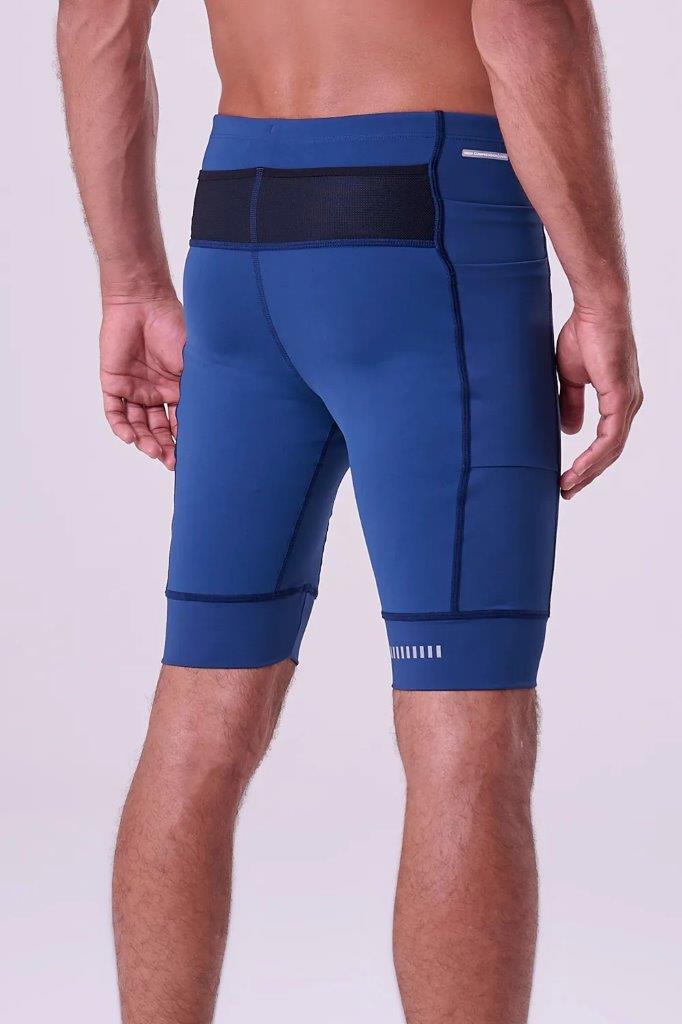 Bermuda Grit Bossa 6 Bolsos 9" Masc Color Cor:Azul escuro;Tamanho:P 6