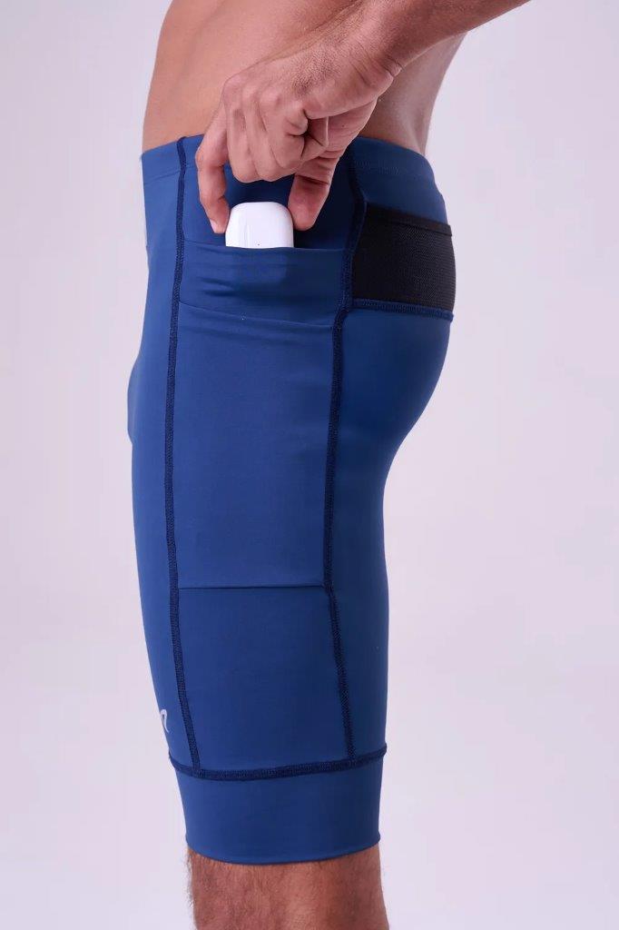 Bermuda Grit Bossa 6 Bolsos 9" Masc Color Cor:Azul escuro;Tamanho:P 2