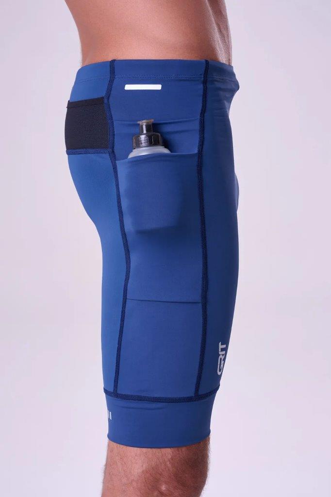 Bermuda Grit Bossa 6 Bolsos 9" Masc Color Cor:Azul escuro;Tamanho:P 7