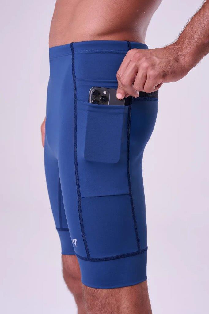 Bermuda Grit Bossa 6 Bolsos 9" Masc Color Cor:Azul escuro;Tamanho:P 5