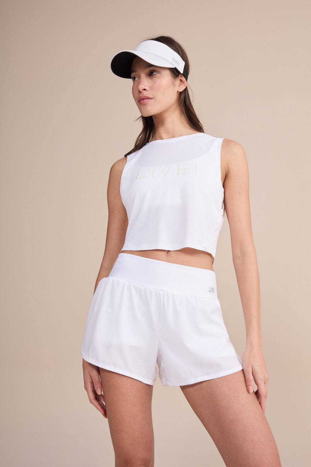 Shorts Pro Dryside Cor:Branco;Tamanho:P