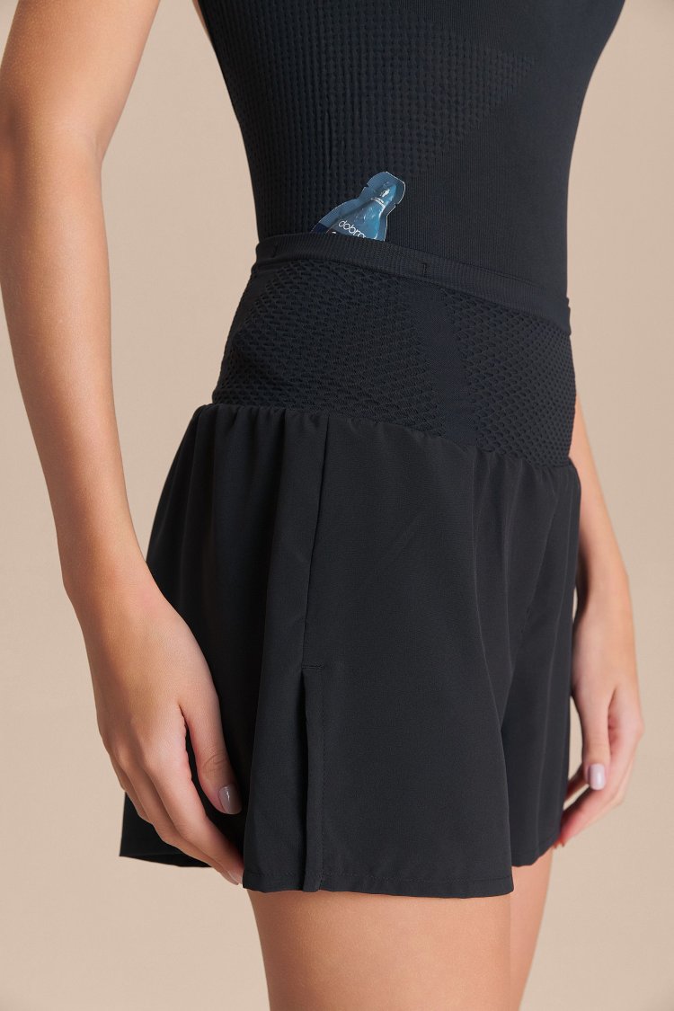 Shorts Dryside Seamless Knit Cor:Preto;Tamanho:P 2