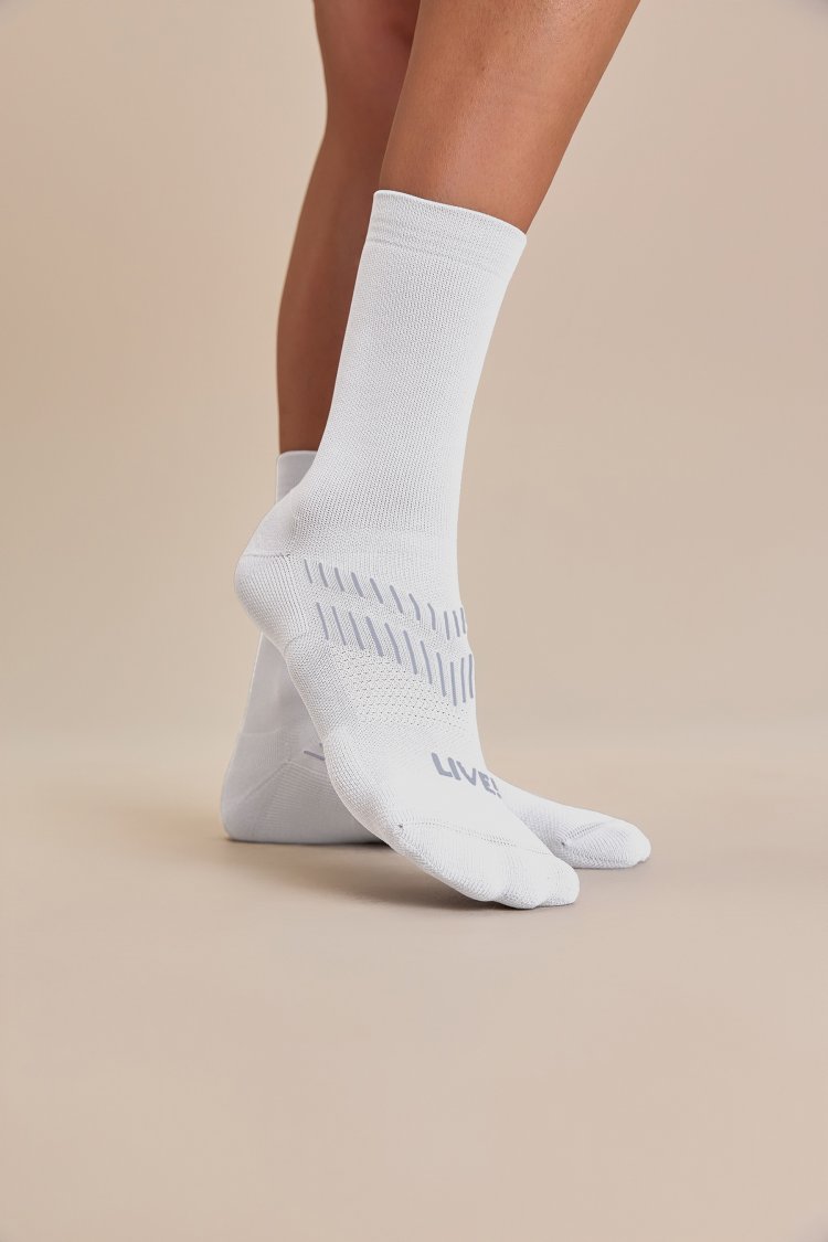 Meia Reflex Run Long Unissex 1