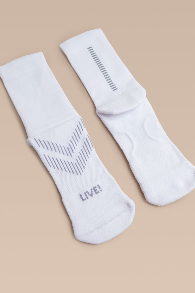 Meia Reflex Run Long Unissex 5