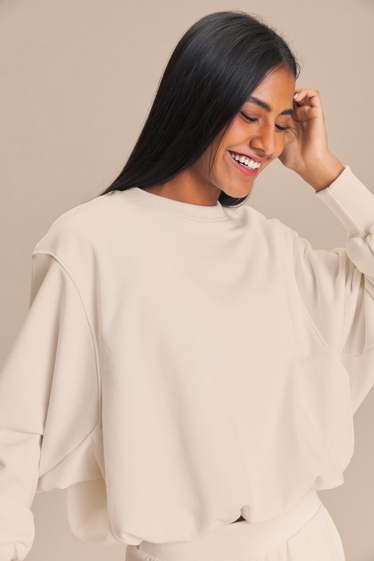 Blusao Earth Knit Cor:Creme;Tamanho:M