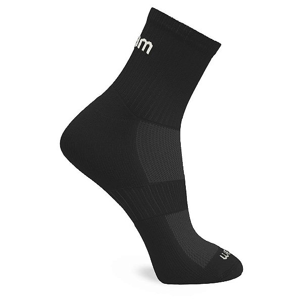 Meia Performance Feminina Cano Curto Poliamida Cor:Preto;Tamanho:34-39