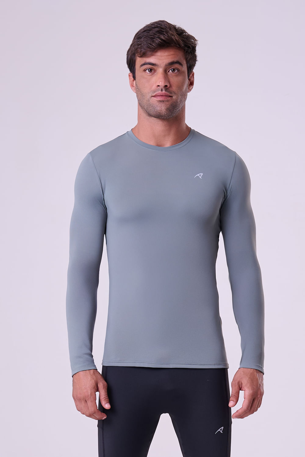 CAMISETA KEEP COOL PEP TRUE DRY MANGA LONGA MASC Cor:Verde Claro;Tamanho:M