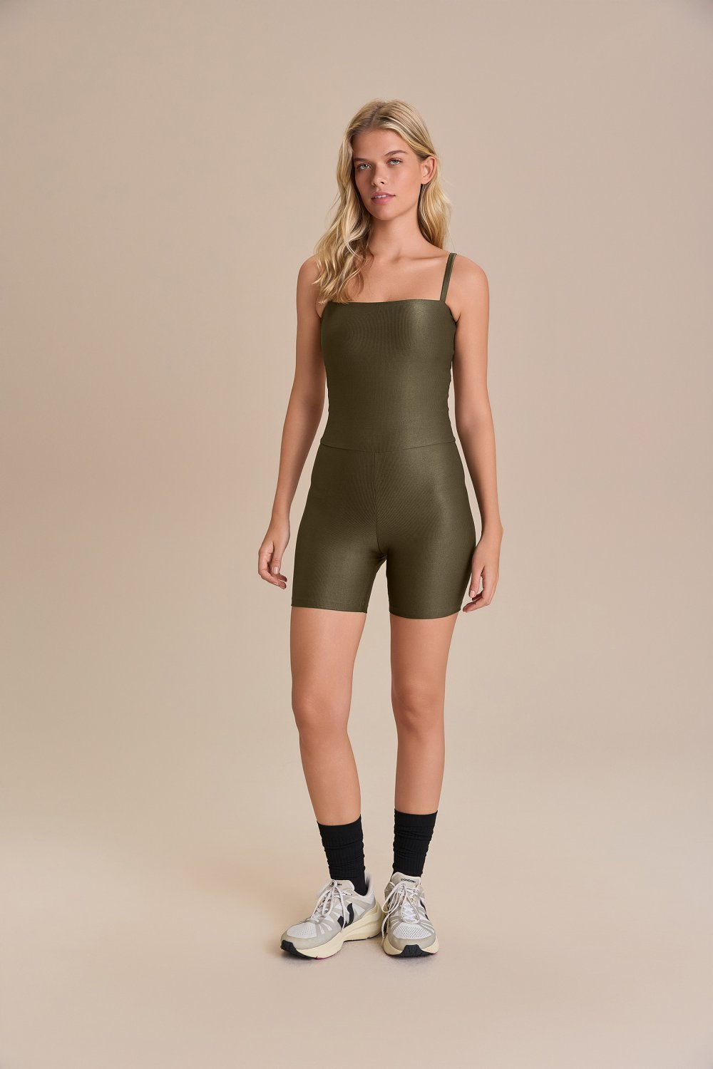 Macaquinho Shorts Allure Cor:Verde;Tamanho:M 6