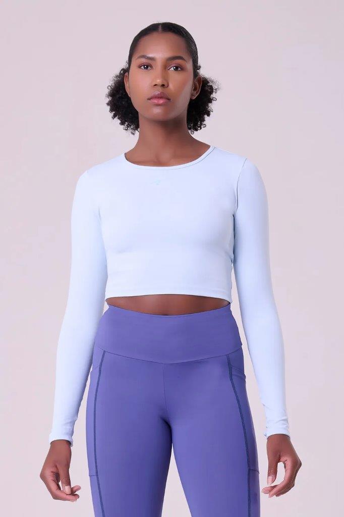 Camiseta Manga Longa Signature Cropped Samba 6