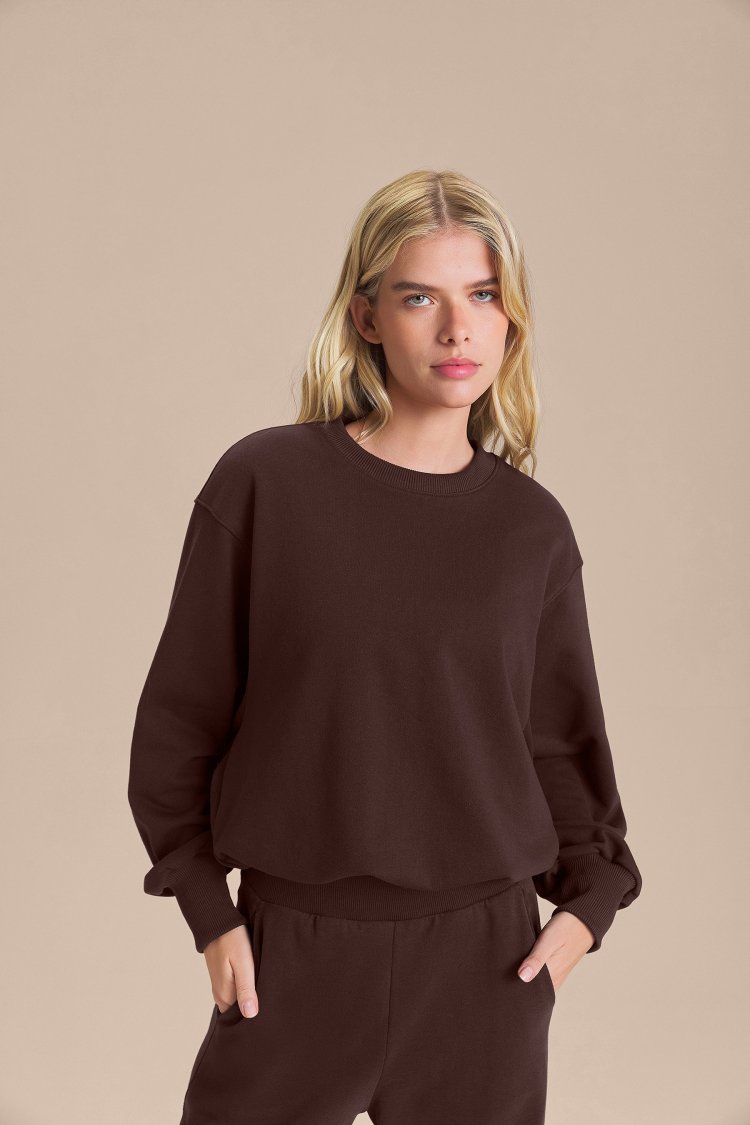 Blusao Earth Knit Cor:Marrom;Tamanho:P