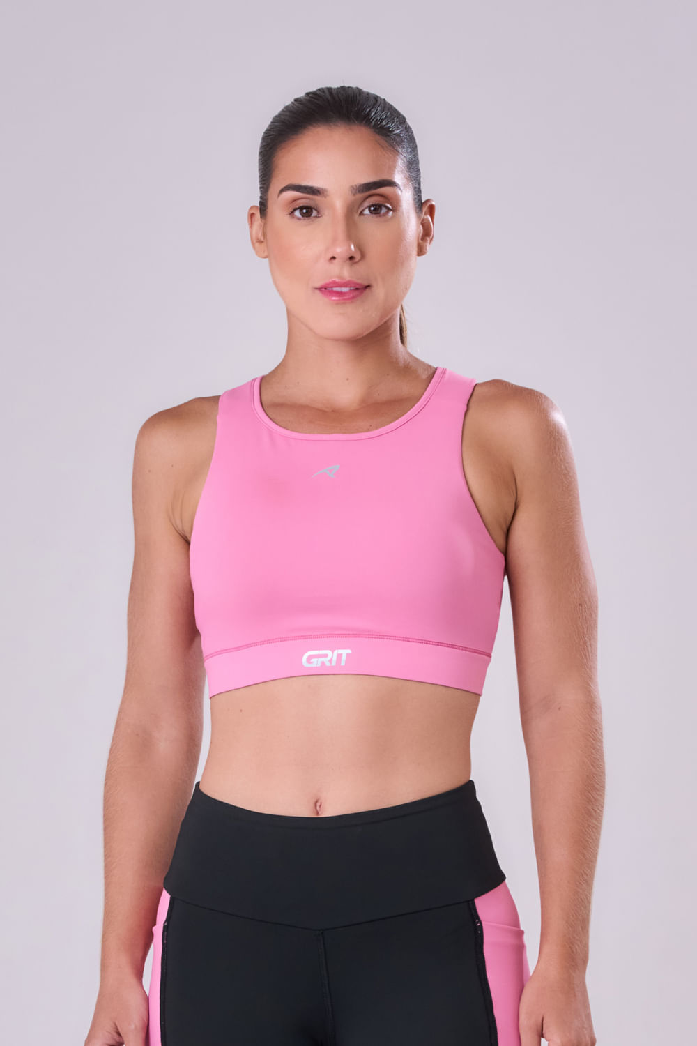 Top Grit Bossa Ajustavel 1 Bolso Nadador Colors Cor:Rosa;Tamanho:G