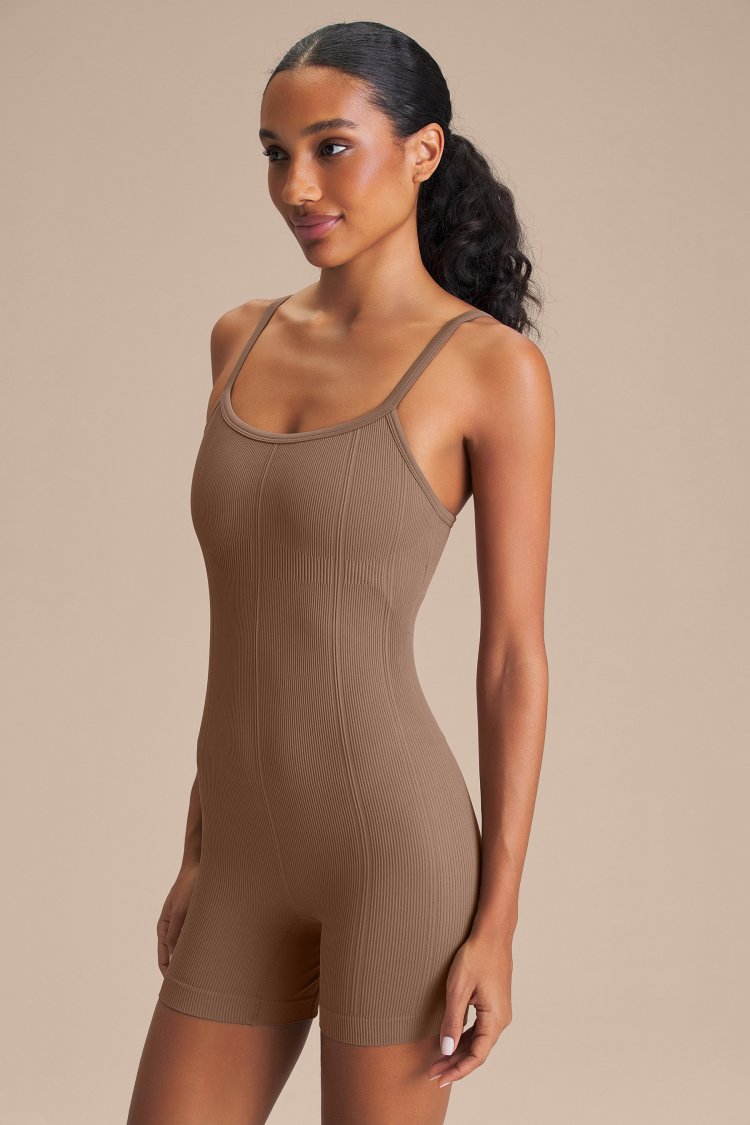 Macaquinho Short Seamless Knit