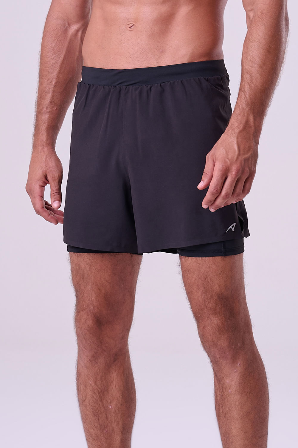 Short Com Bermuda Grit Bossa 3 Bolsos 5" Masc Preto Cor:Preto;Tamanho:P 5