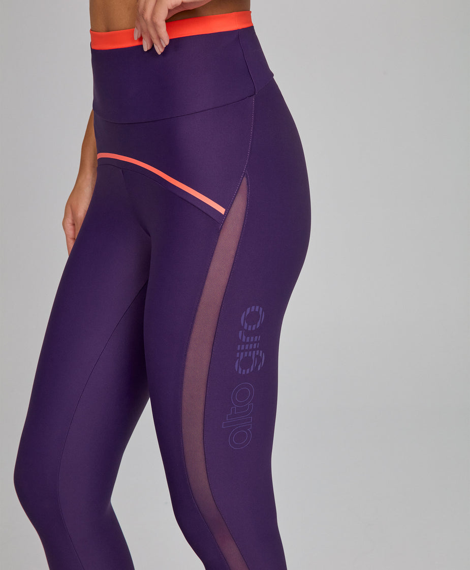 Legging Sustentacao Recortes Tule