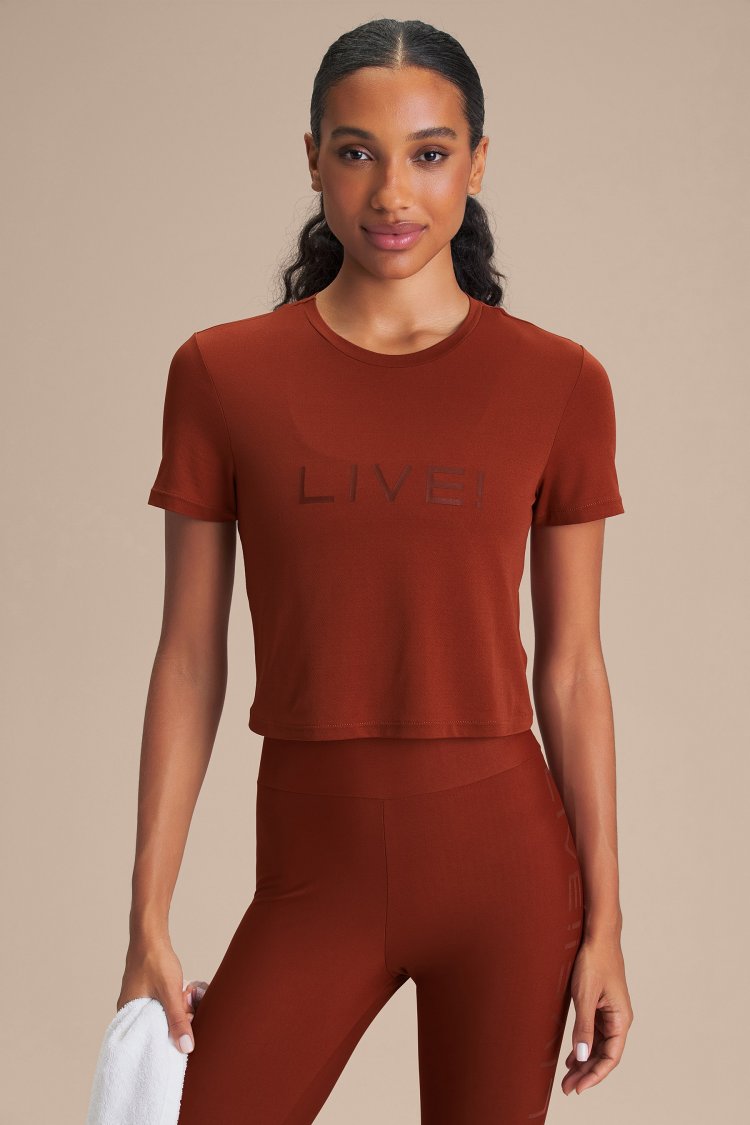 Camiseta Cropped LIVE Comfort
