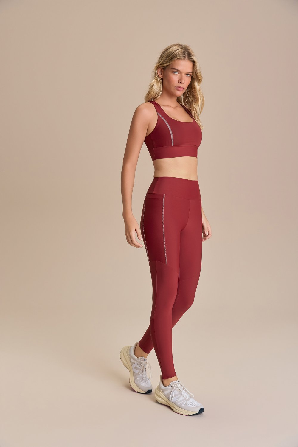 Legging Zip Mix Race Pro Speed Cor:Vermelho;Tamanho:G 2