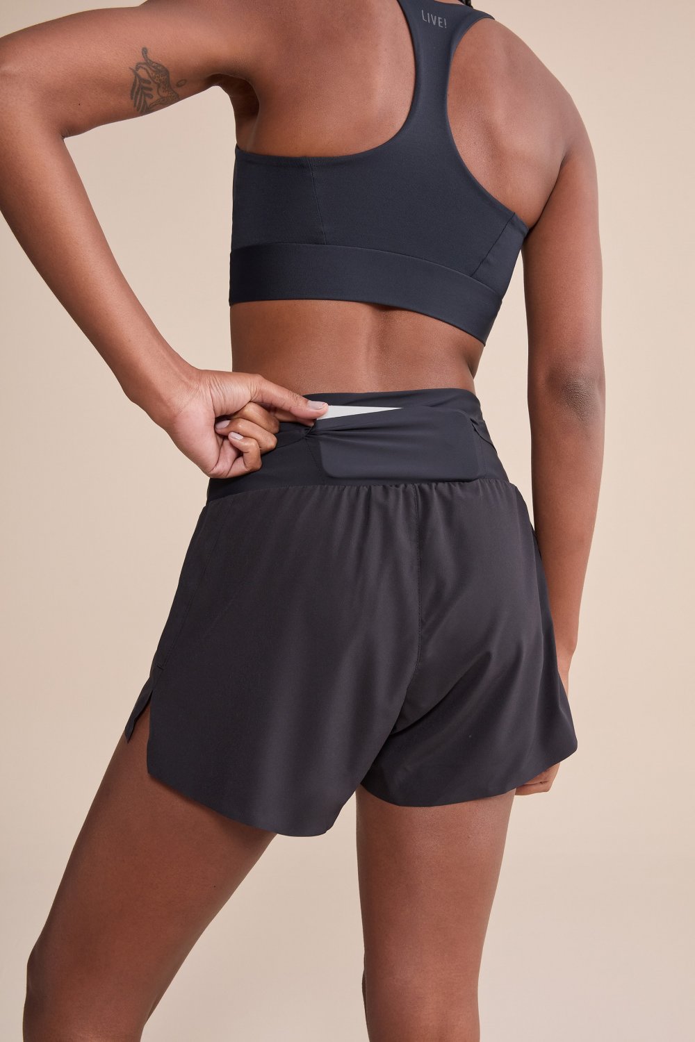 Shorts Run Dryside Noir Black Cor:Preto;Tamanho:P 6