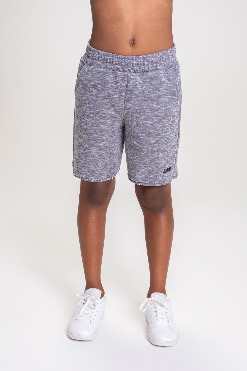 BERMUDA JOY ESSENTIAL KIDS 8 CINZA MESCLA 3
