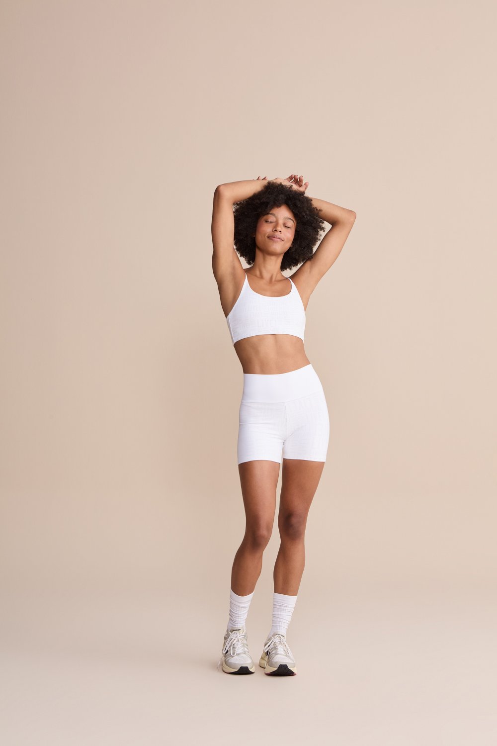 Shorts Fit Live Cor:Branco;Tamanho:P 4