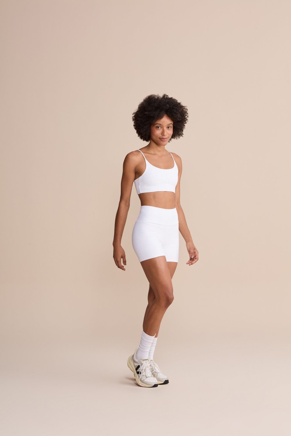 Shorts Fit Live Cor:Branco;Tamanho:P 6