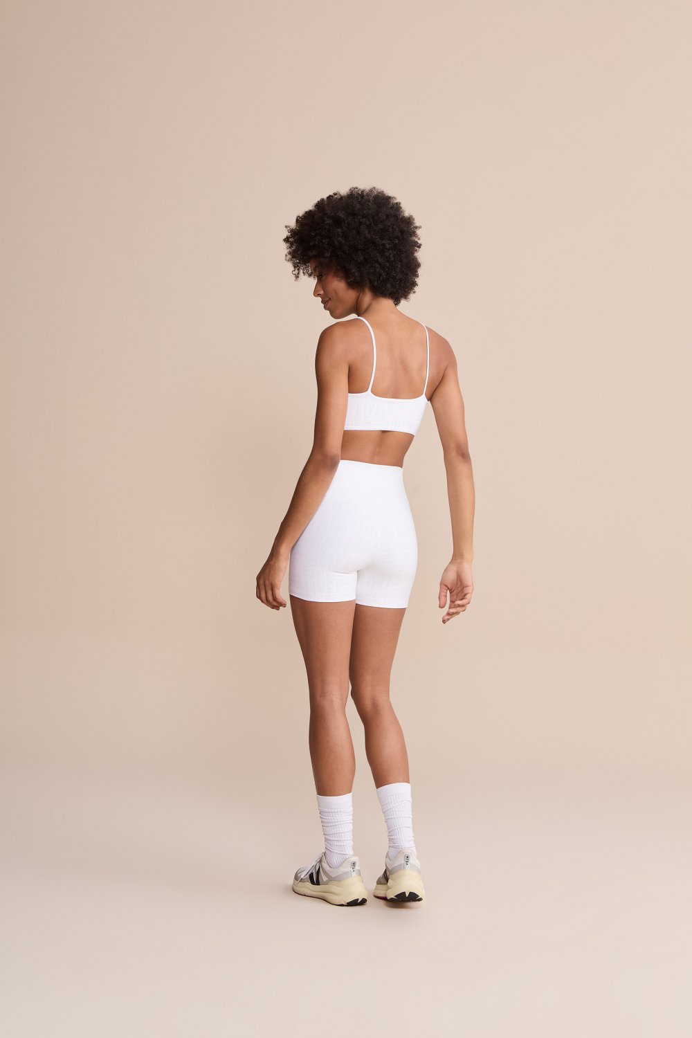 Shorts Fit Live Cor:Branco;Tamanho:P 3