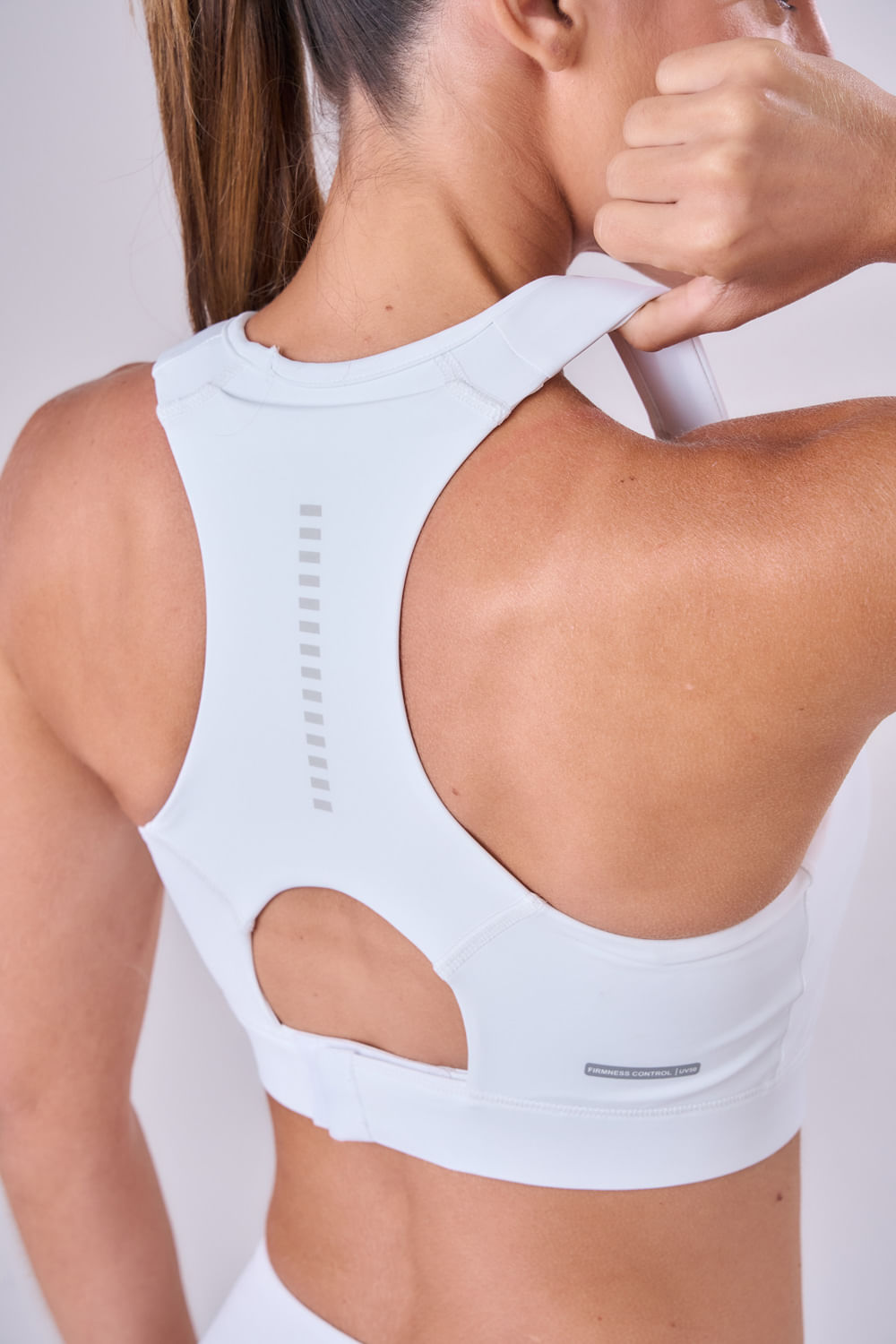 TOP GRIT BOSSA AJUSTAVEL 1 BOLSO NADADOR ALL WHITE Cor:Branco;Tamanho:M 4