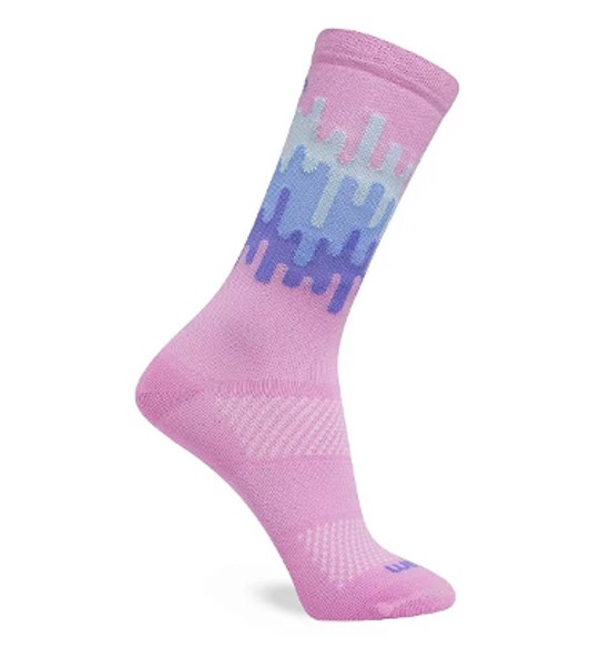 Meia Performance Feminina Cano Medio Sport Style Desenho 1