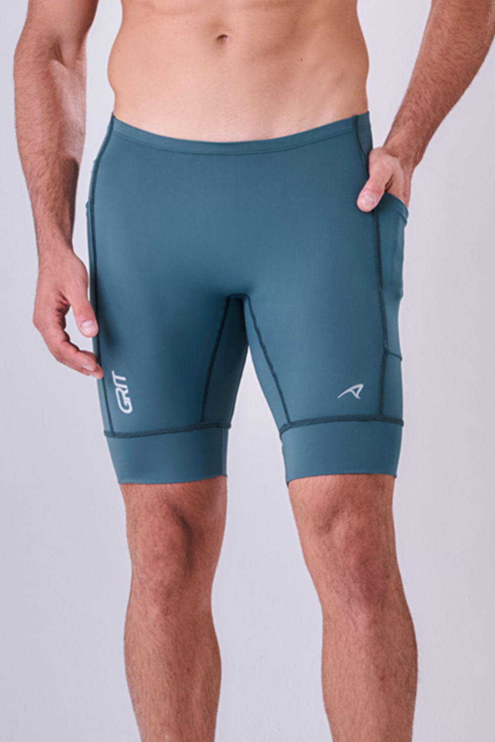 Bermuda Grit Bossa 6 Bolsos 9" Masc Color Cor:Verde;Tamanho:P 1