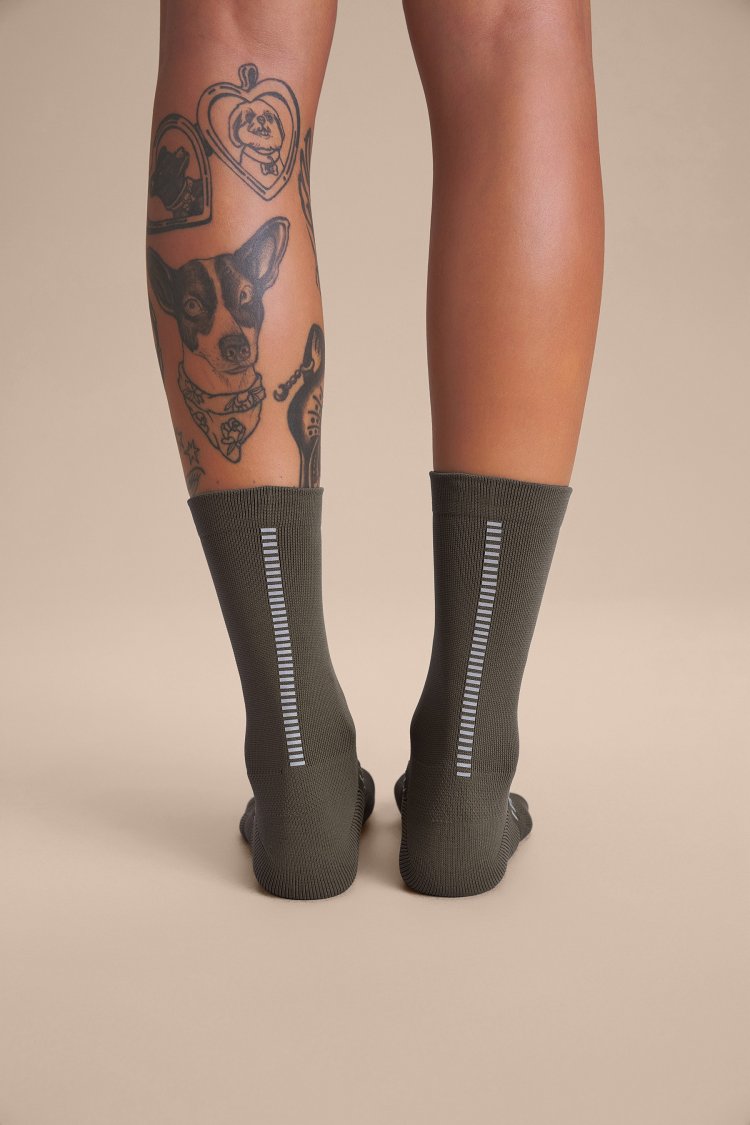 Meia Reflex Super Long Unissex 3