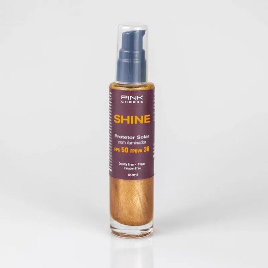 Shine Protetor Solar Iluminador FPS50 Tamanho: 50ml 1