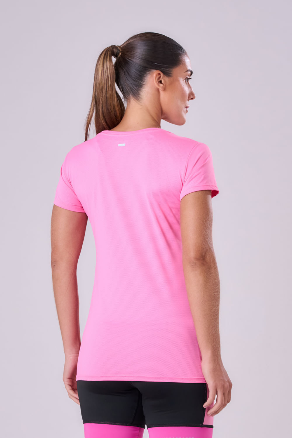 Camiseta Keep Cool Pep UV50 Cor:Rosa Claro;Tamanho:PP 3