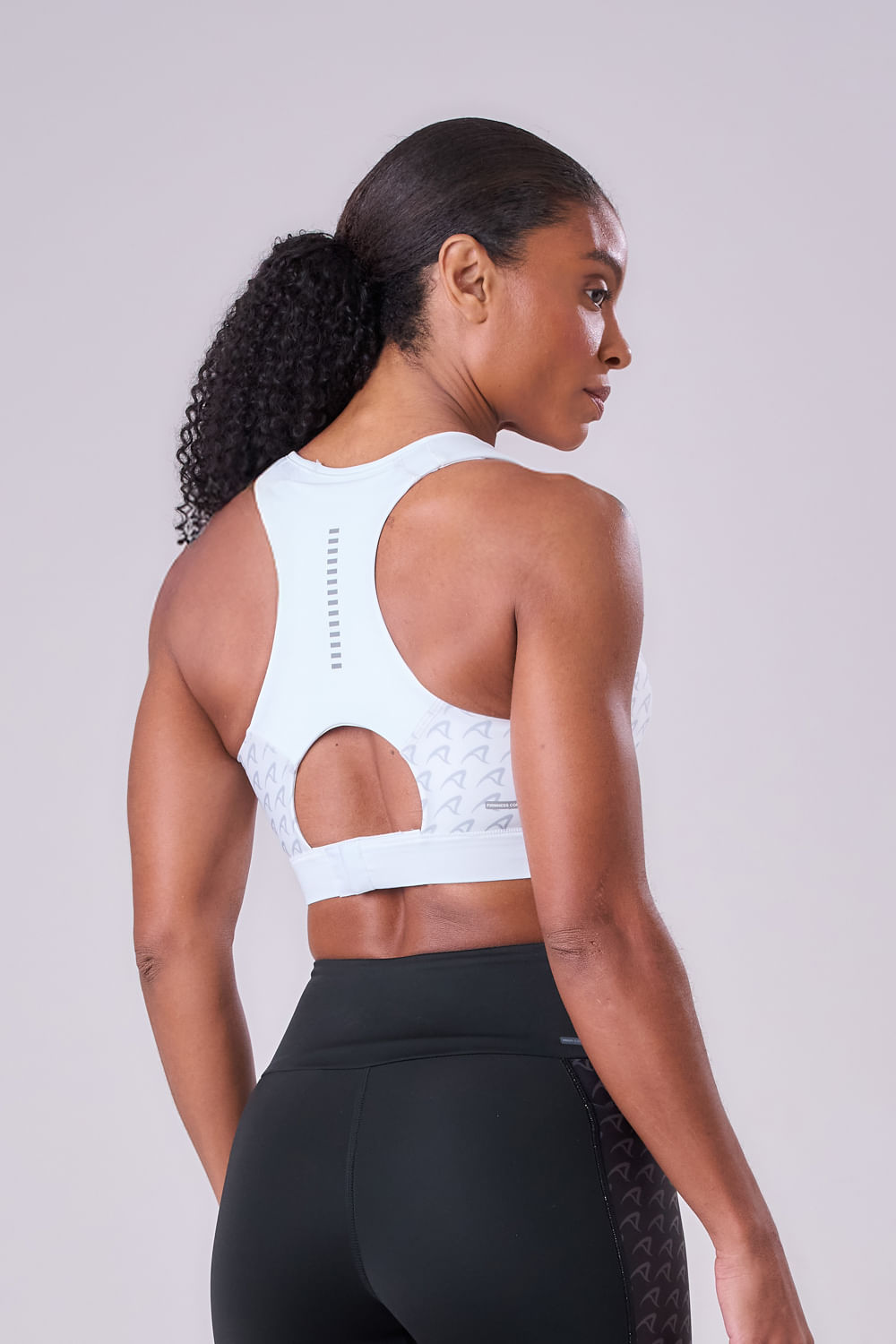 TOP GRIT BOSSA AJUSTAVEL 1 BOLSO NADADOR FEM IND BRANCO/ESTAMPA INSTITUCIONAL Cor:Branco;Tamanho:P 3