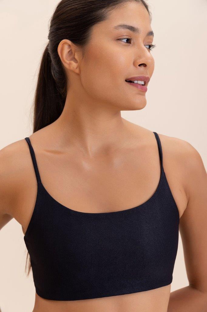 Top Curve Allure Adaptiv Branco e Preto Cor:Preto;Tamanho:M 7