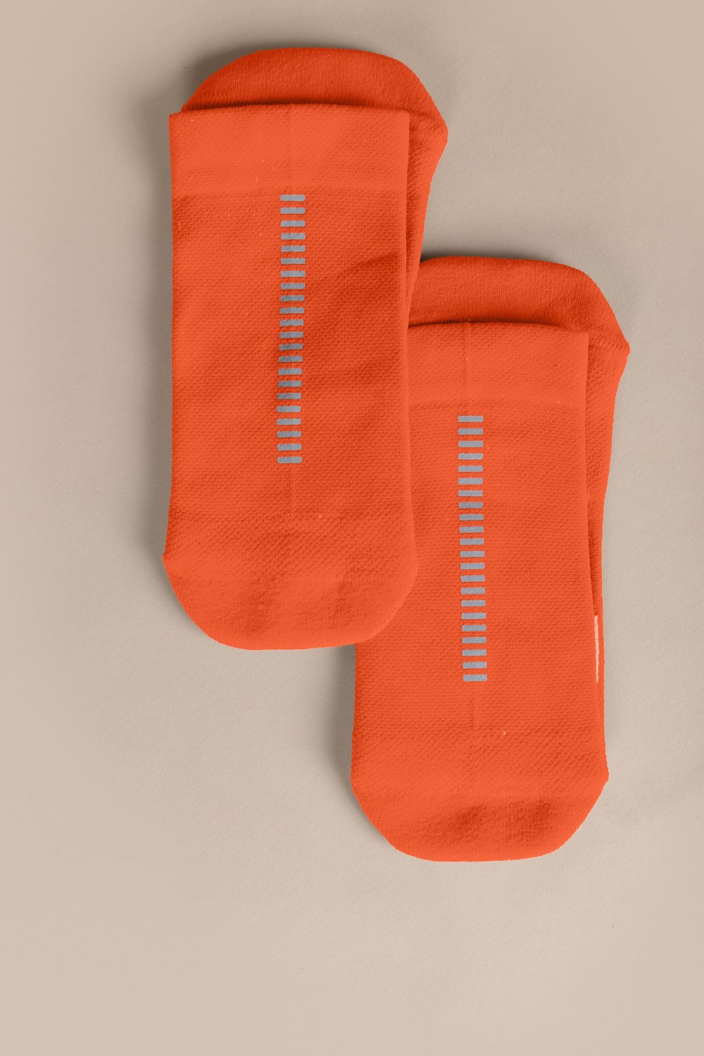 Meia Reflex Run Long Unissex Cor:Laranja;Tamanho:33 A 38 5