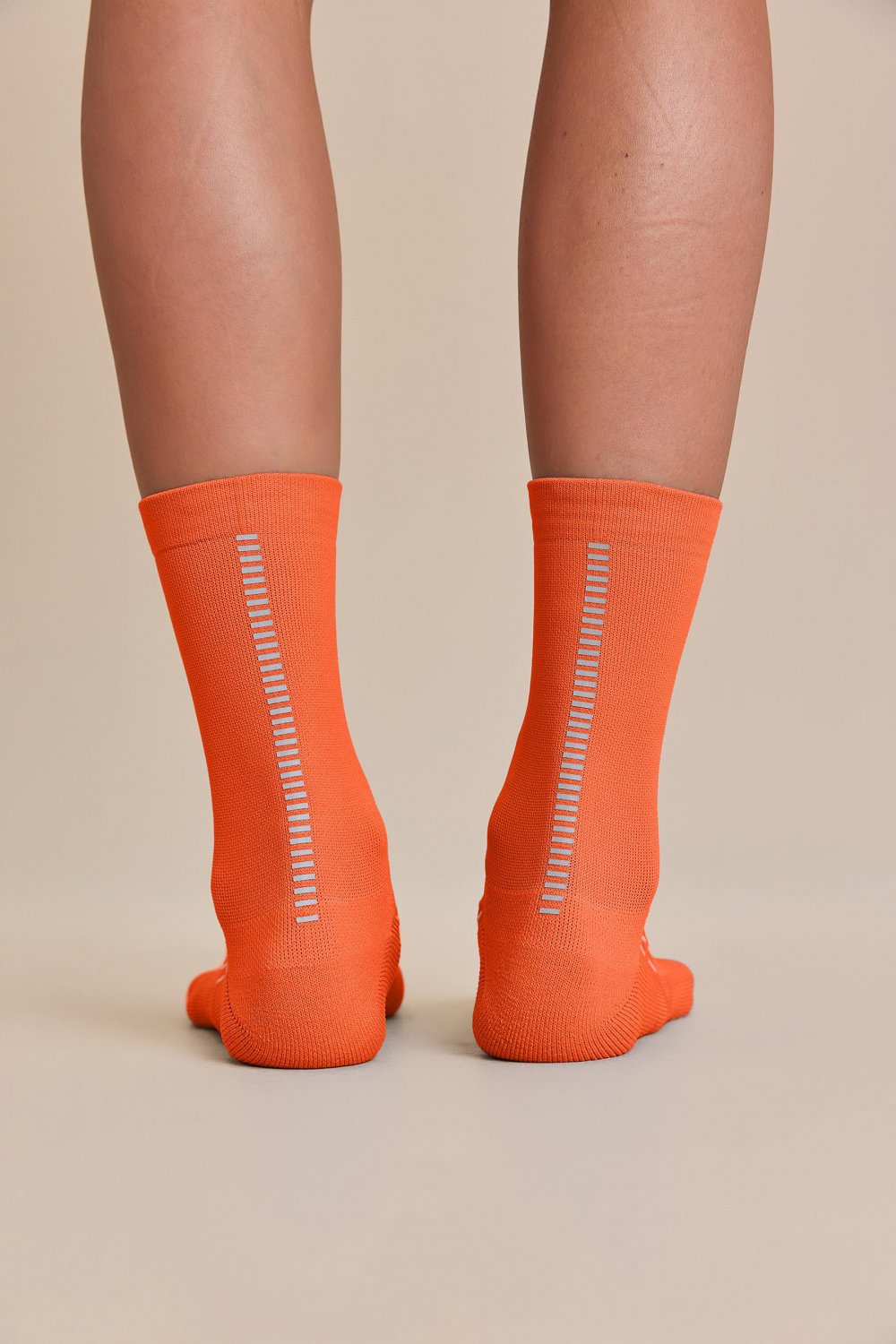 Meia Reflex Run Long Unissex Cor:Laranja;Tamanho:33 A 38 2