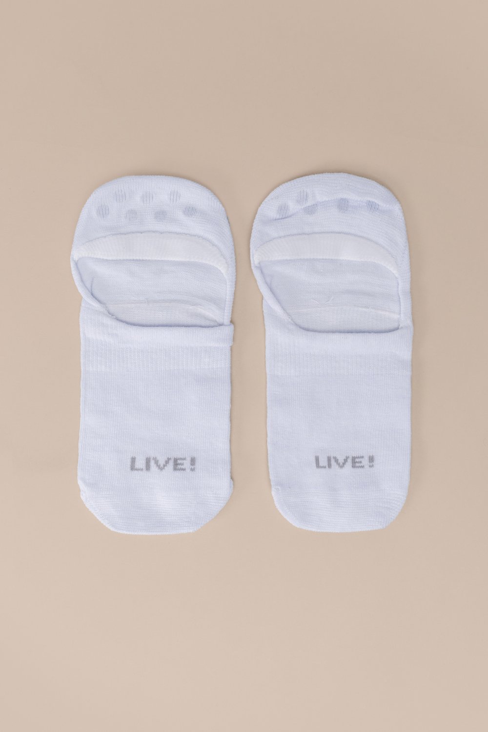 Meia Invisible Unissex Cor:Branco;Tamanho:33/38 2