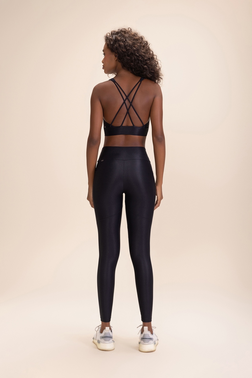 Legging Allure Adaptiv Preto e Branco Cor:Preto;Tamanho:P 3