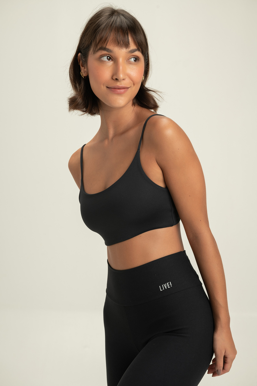 TOP CURVE SENSE TAMANHO:M;COR:PRETO