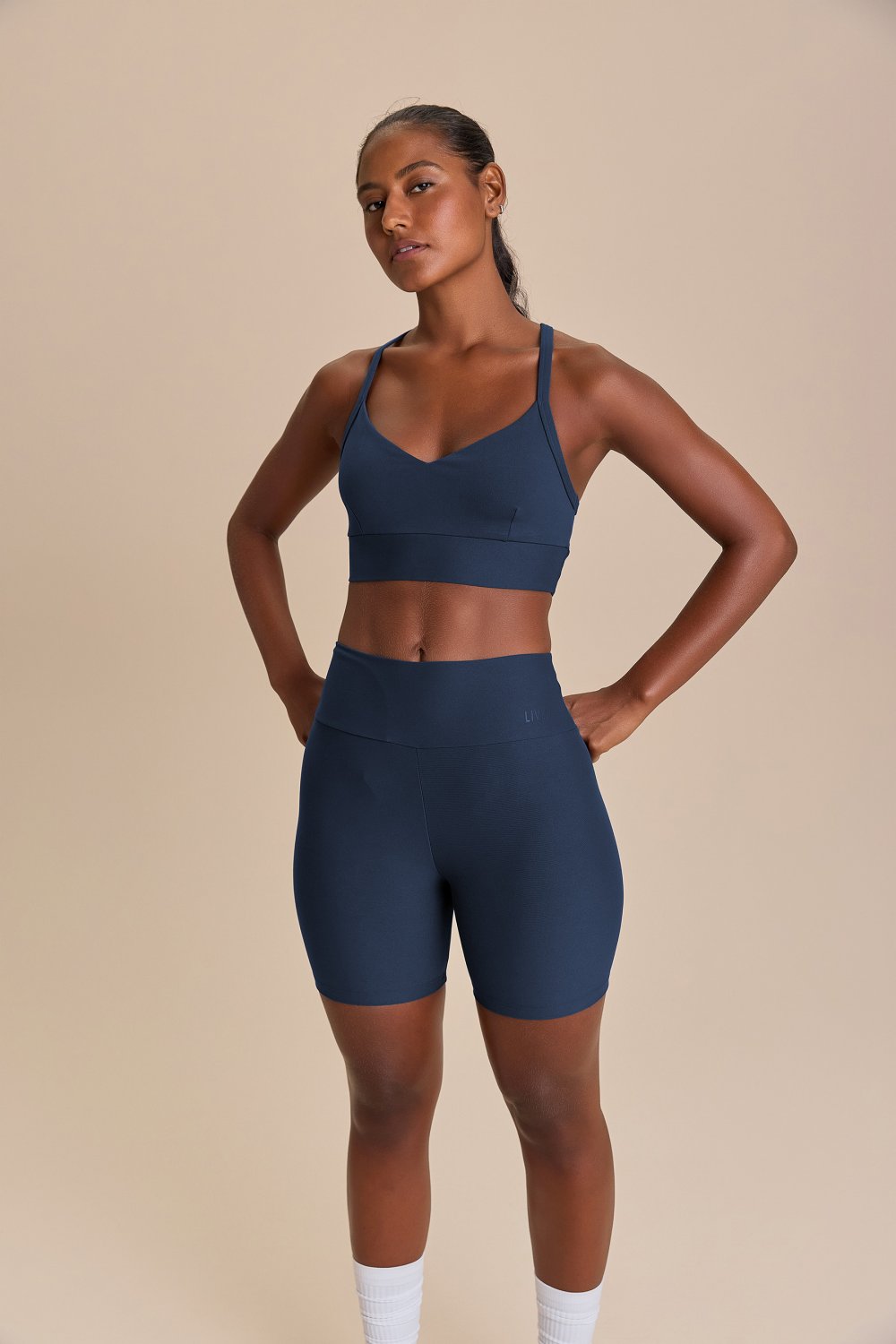 Top Active Cor:Azul Escuro;Tamanho:M 3