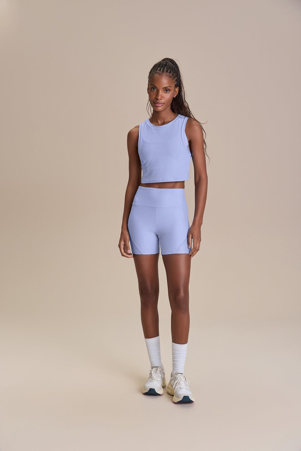 Regata Cropped Breezy Skin Cor:Azul Claro;Tamanho:G 2