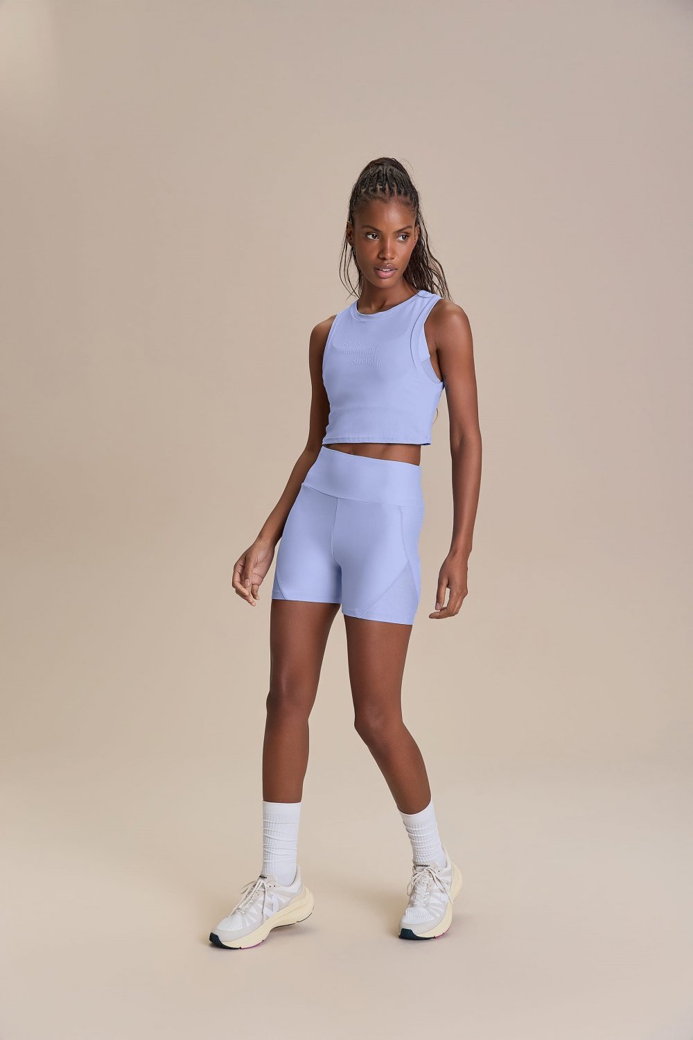 Regata Cropped Breezy Skin Cor:Azul Claro;Tamanho:G 5
