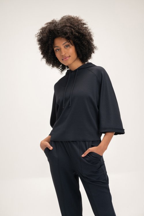 Blusão Jacquard Street Noir Black