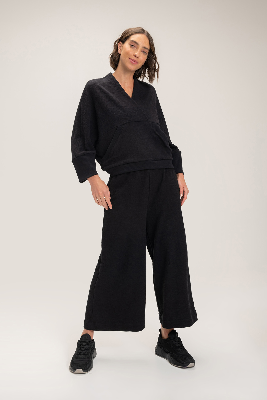 Calça Pantacourt Pixie Noir Black 1