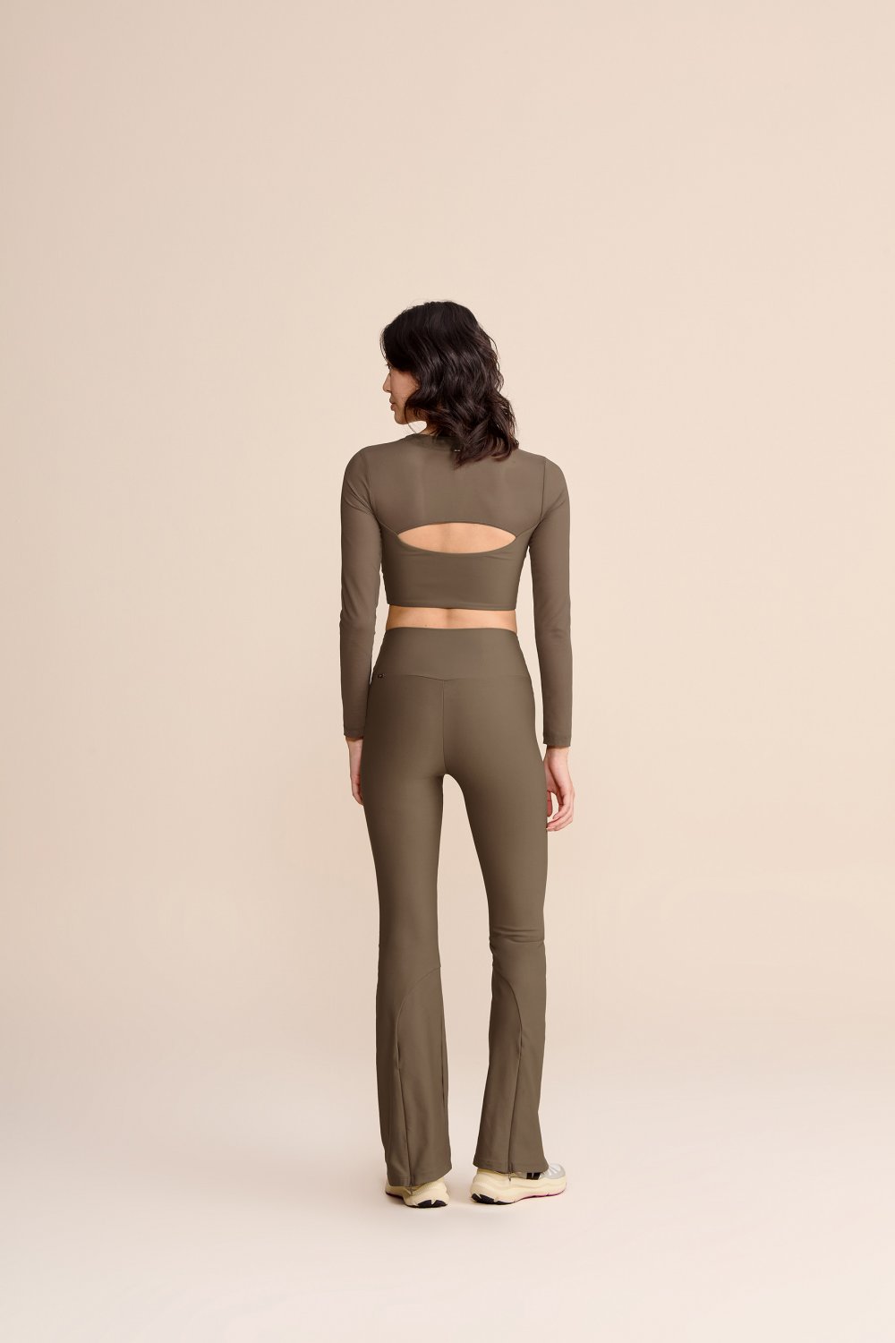 Calca Flare V Zip Tule Core 2