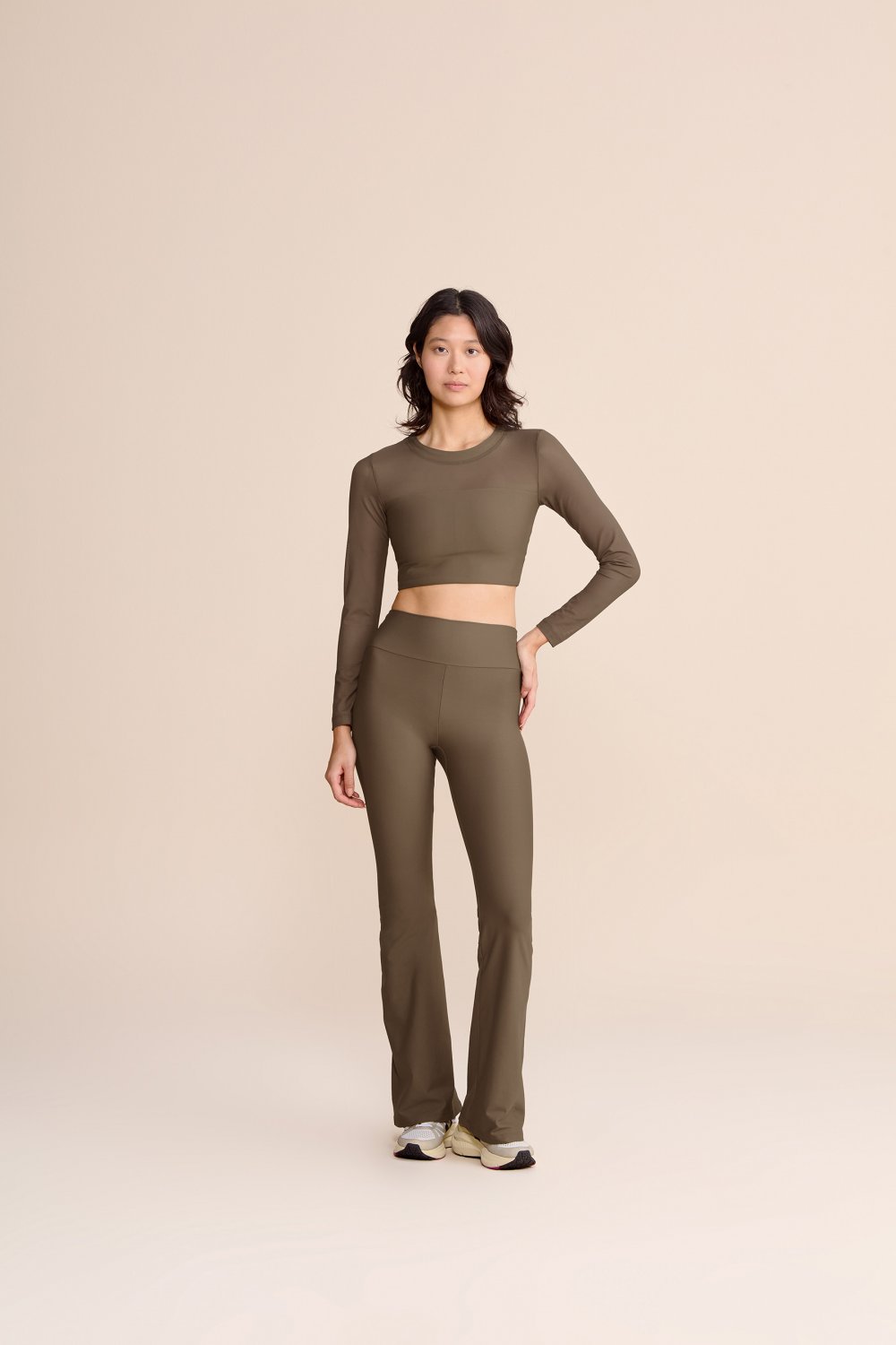 Calca Flare V Zip Tule Core 4