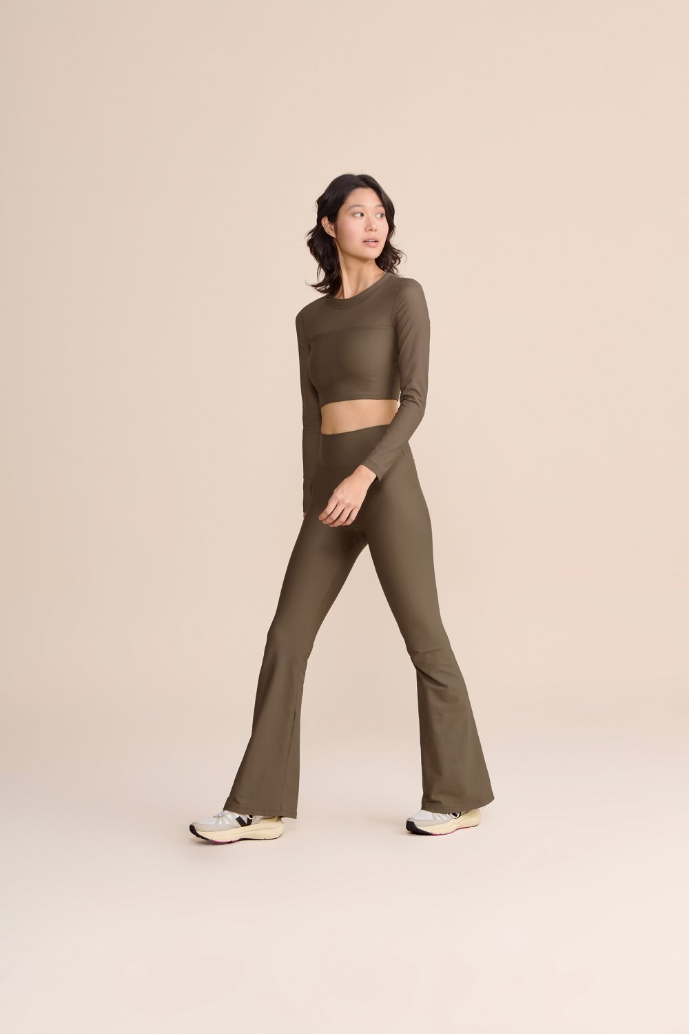 Calca Flare V Zip Tule Core 5