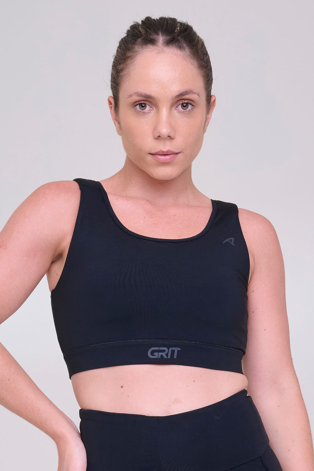 Top Grit Bossa Ajustavel 1 Bolso Reto Blackout 5