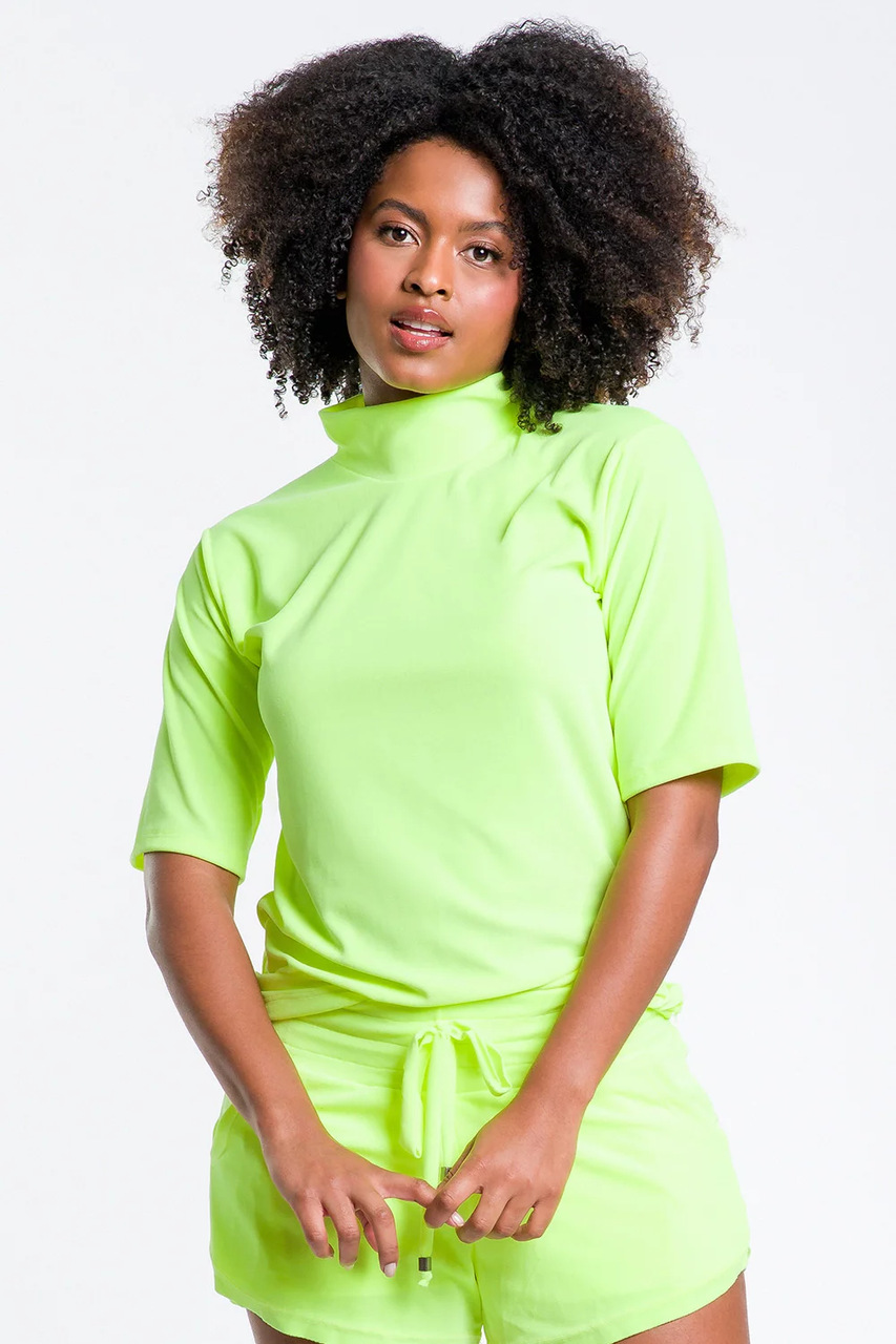 CAMISETA MODI AMARELO LIMAO P 1